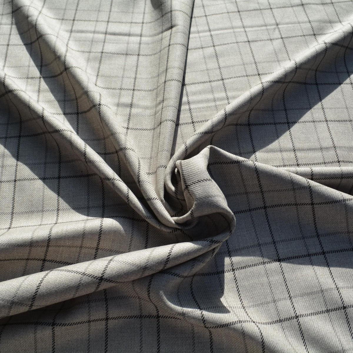 Winter Lightweight Wool Tweed Fabric | 100% Designer Wool, 61.5" Wide | Luxury Suiting, Jackets, Coats, Apparel Fabric