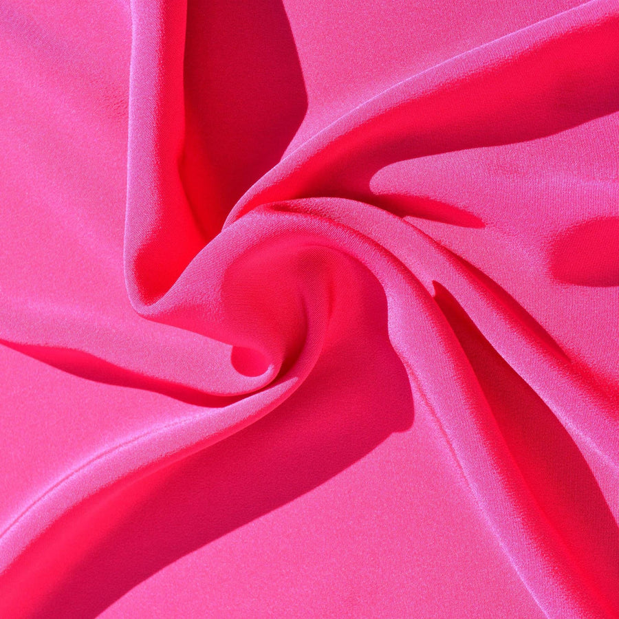 100% Silk Faille Fabric | Magenta | Luxury Silk Yardage |By the Yard