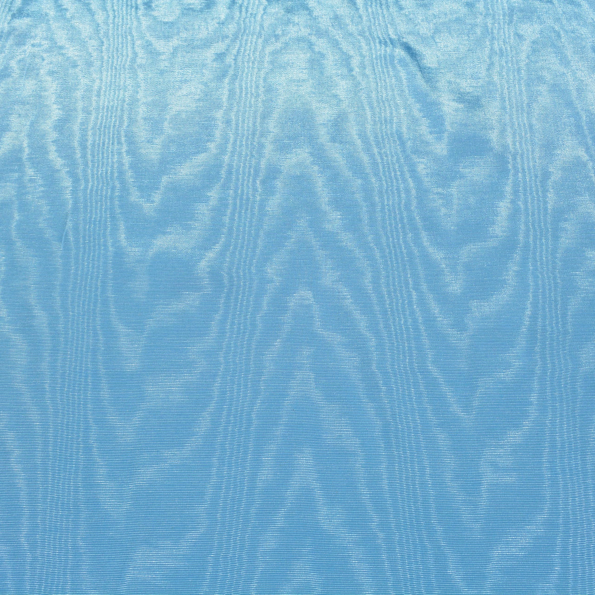 Blue Cotton Moiré — American Water Silk, 1 Yard