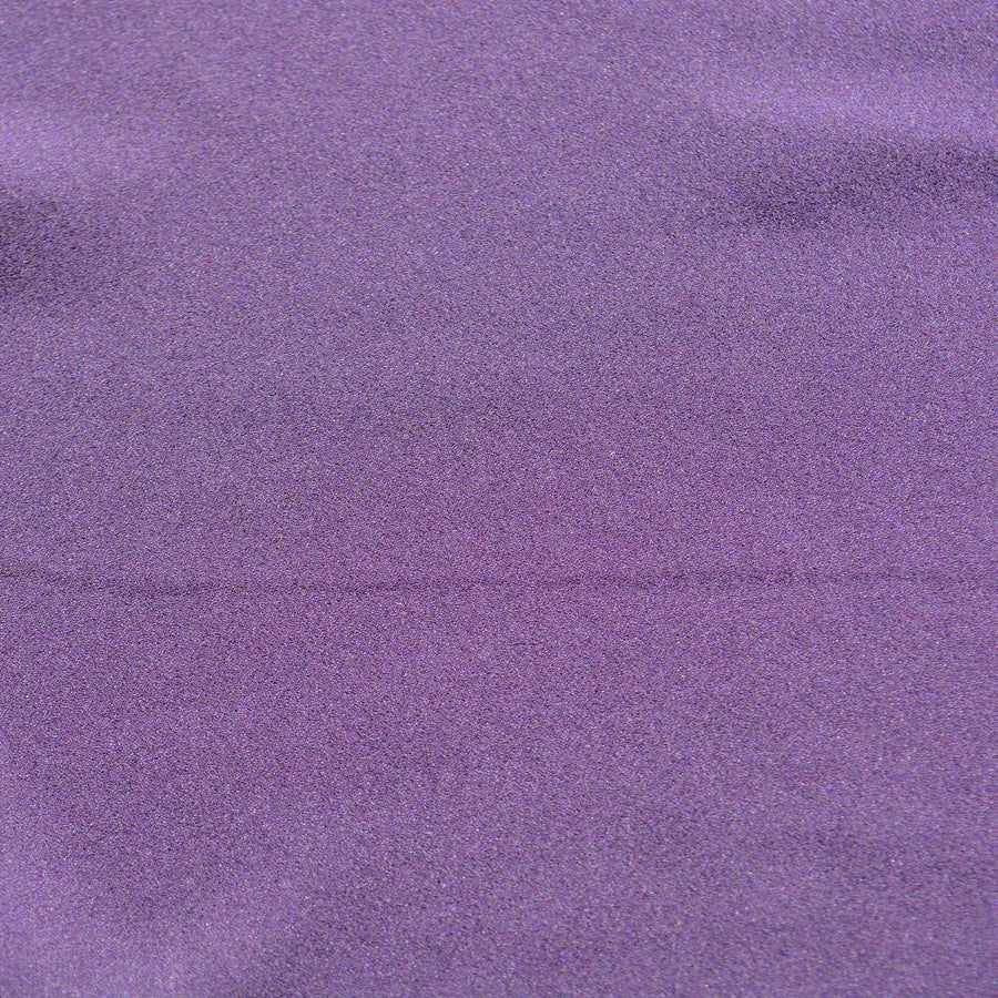 Purple 100% Silk Georgette Fabric | Designer Deadstock Yardage |By the Yard