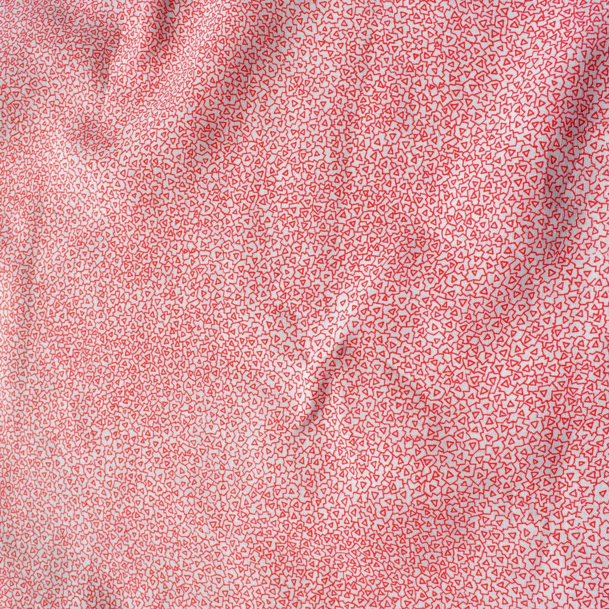 Cotton Floral Fabric | Red and white | Designer Yardage |By the Yard