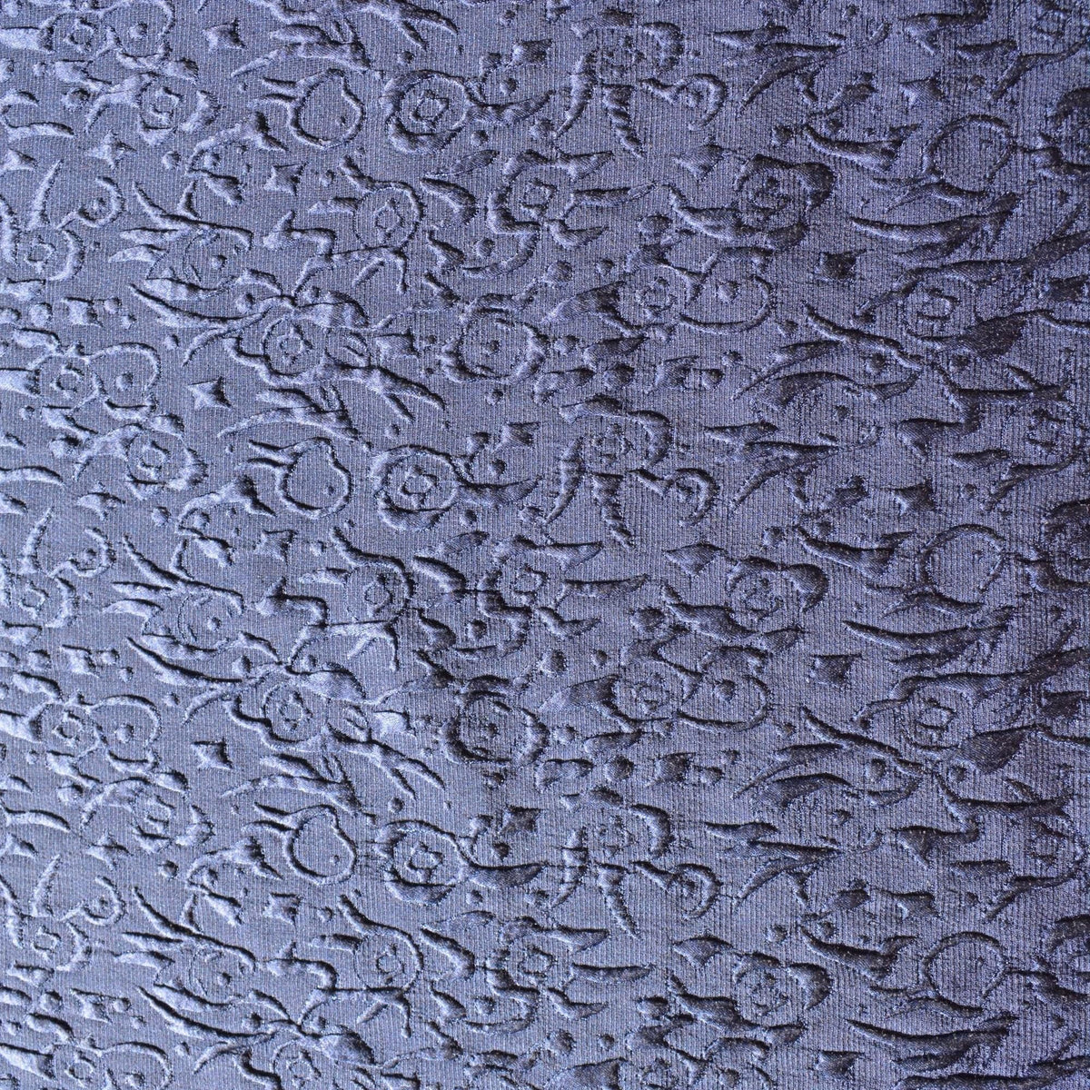 Louise Farrard Brocade Fabric | Navy | Upholstery Fabric & Home Decor Textile | Curtain, Drapery, Pillow | By the Yard