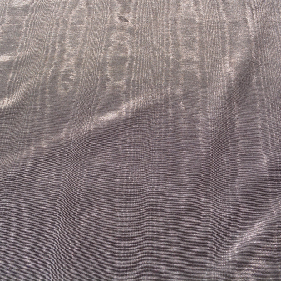 Brown Cotton Moiré — American Water Silk, 1 Yard