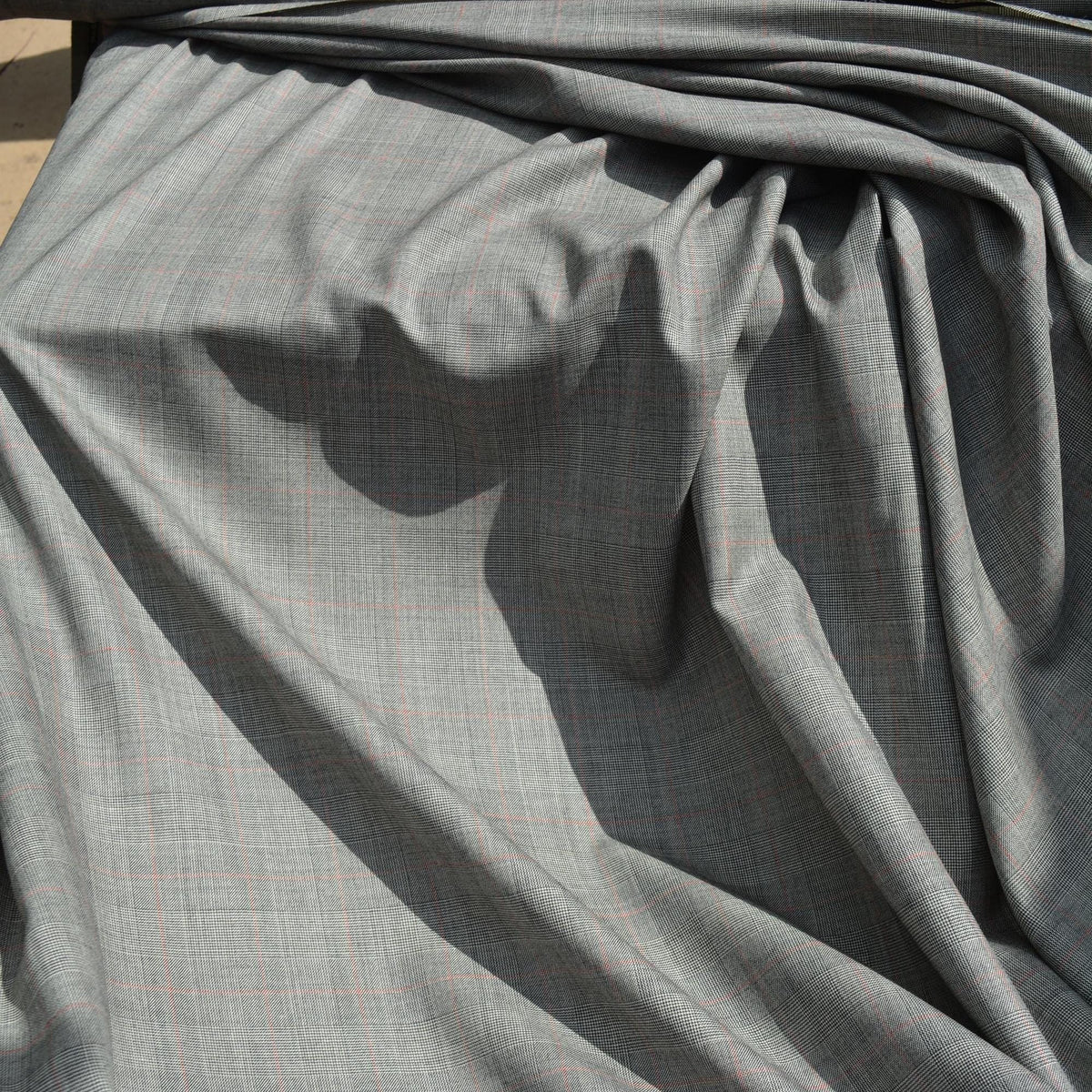 British Super 100s Wool Suiting Fabric | Huddersfield England British wool Super 100s | Designer Deadstock | By the Yard