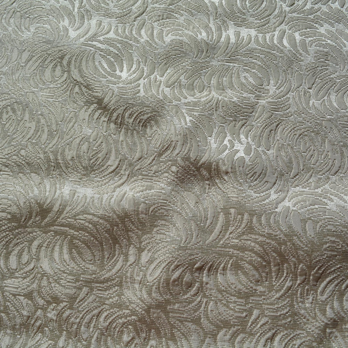 Brocade Fabric | Off-white | Upholstery Fabric & Home Decor Textile | Curtain, Drapery, Pillow | By the Yard