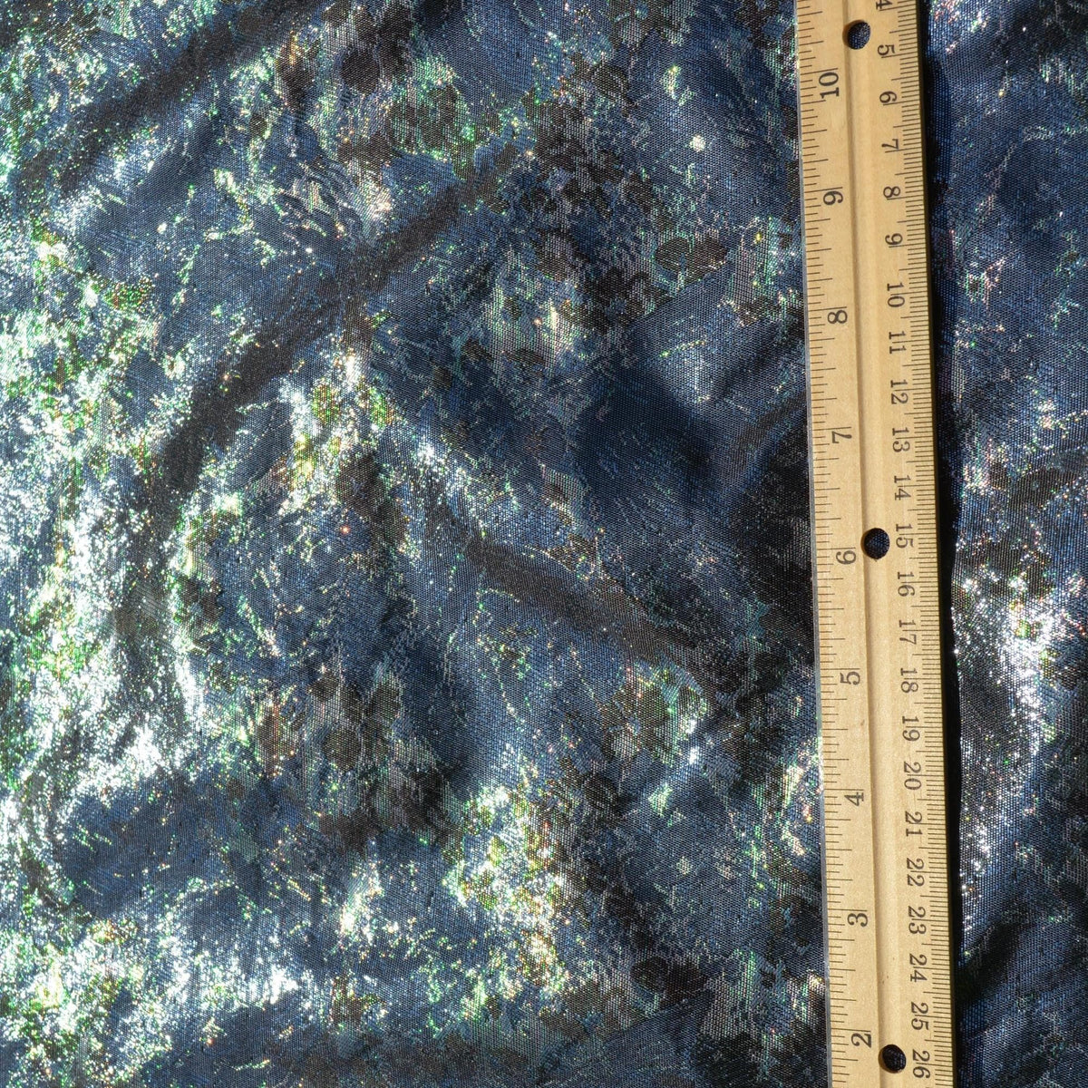 Metallic Black Silver Poly Brocade Fabric | Upholstery Fabric & Home Decor Textile | Curtain, Drapery, Pillow | By the Y