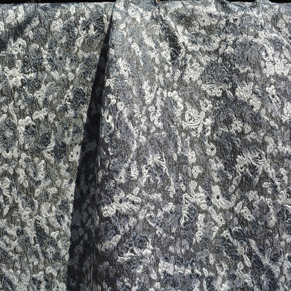 Heavyweight Wool Floral Brocade Fabric | Upholstery Fabric & Home Decor Textile | Curtain, Drapery, Pillow | By the Yard