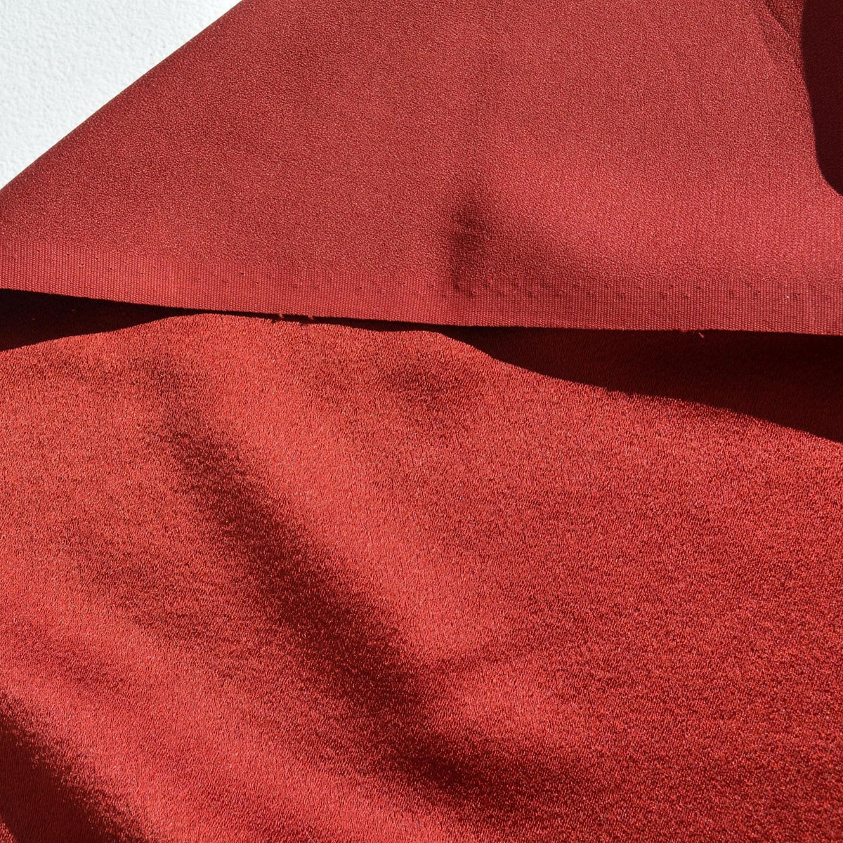 100% Silk Satin Fabric | Burgundy | Luxury Silk Yardage |By the Yard