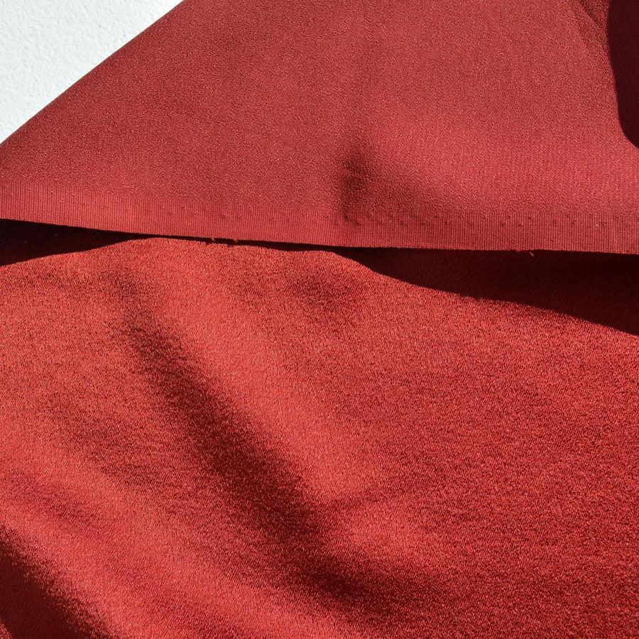 100% Silk Satin Fabric | Burgundy | Luxury Silk Yardage |By the Yard