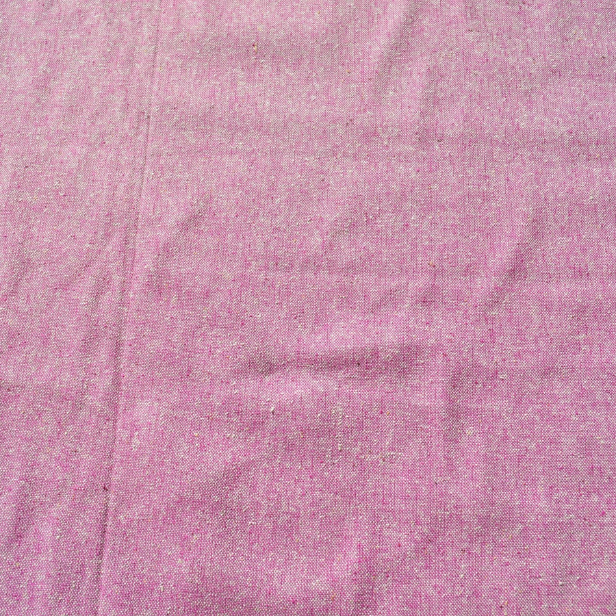 Raw Silk Noil Fabric Purple melange Melange 46" Wide Luxury Fabric | By the Yard