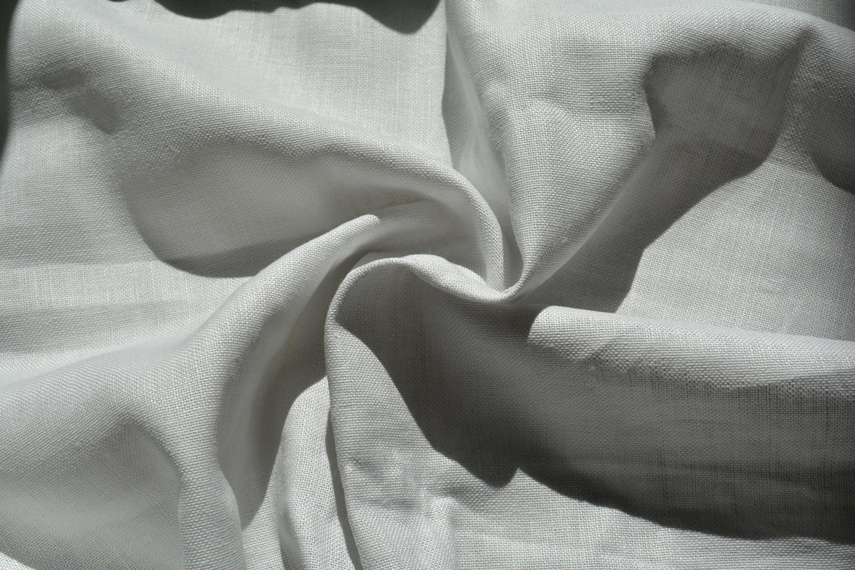 Light gray | 100% linen | Linen | Designer | Designer Deadstock | By the Yard