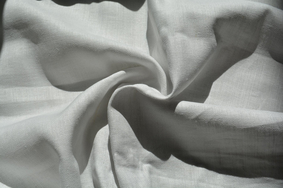 Light gray | 100% linen | Linen | Designer | Designer Deadstock | By the Yard