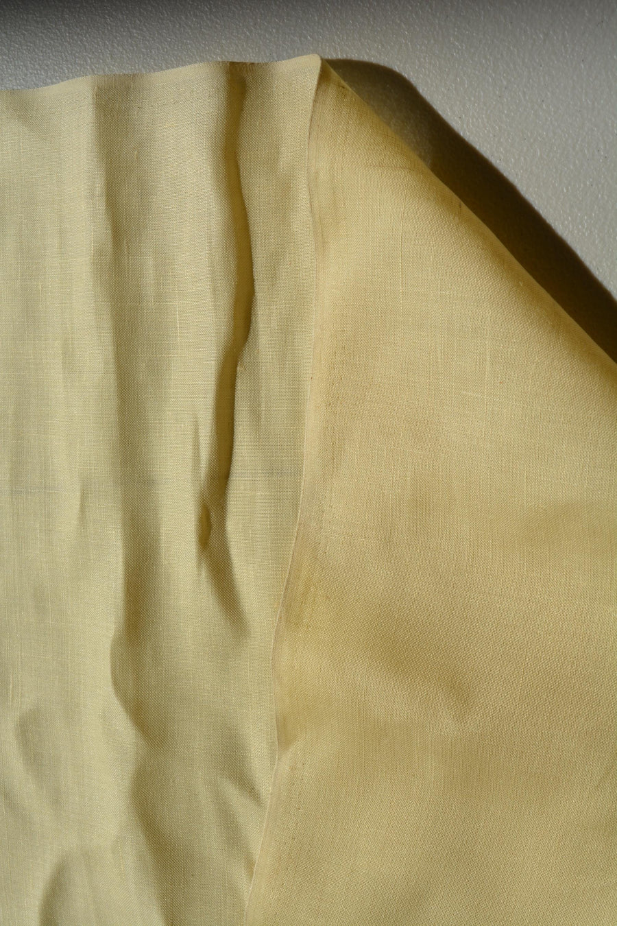 Light yellow | 100% linen | Linen | Designer Deadstock | By the Yard