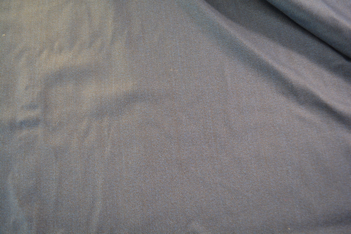 Wool Gabardine Fabric | Navy | Designer Fabric Yardage |By the Yard