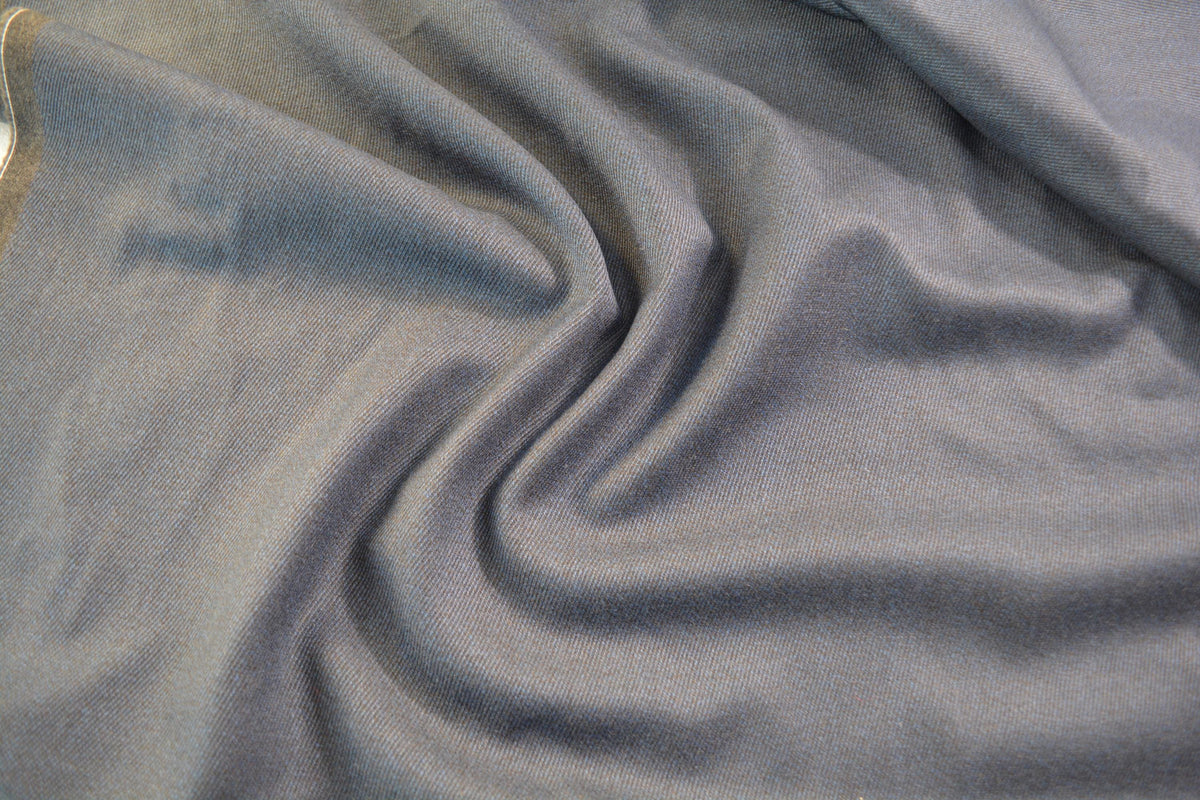 Wool Gabardine Fabric | Navy | Designer Fabric Yardage |By the Yard