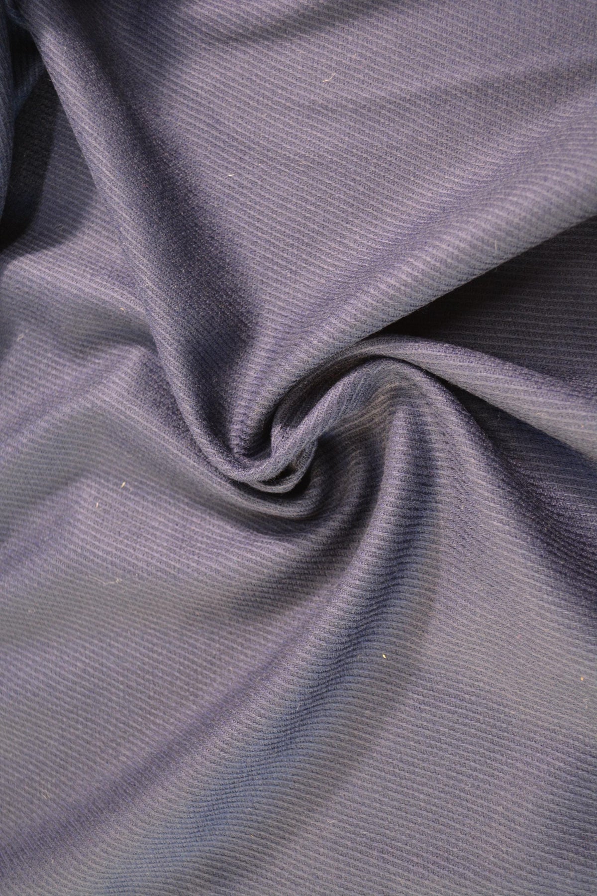 Wool Gabardine Twill Fabric | Navy Coating, Jacketing | Designer Fabric Yardage | By the 1/2 Yard