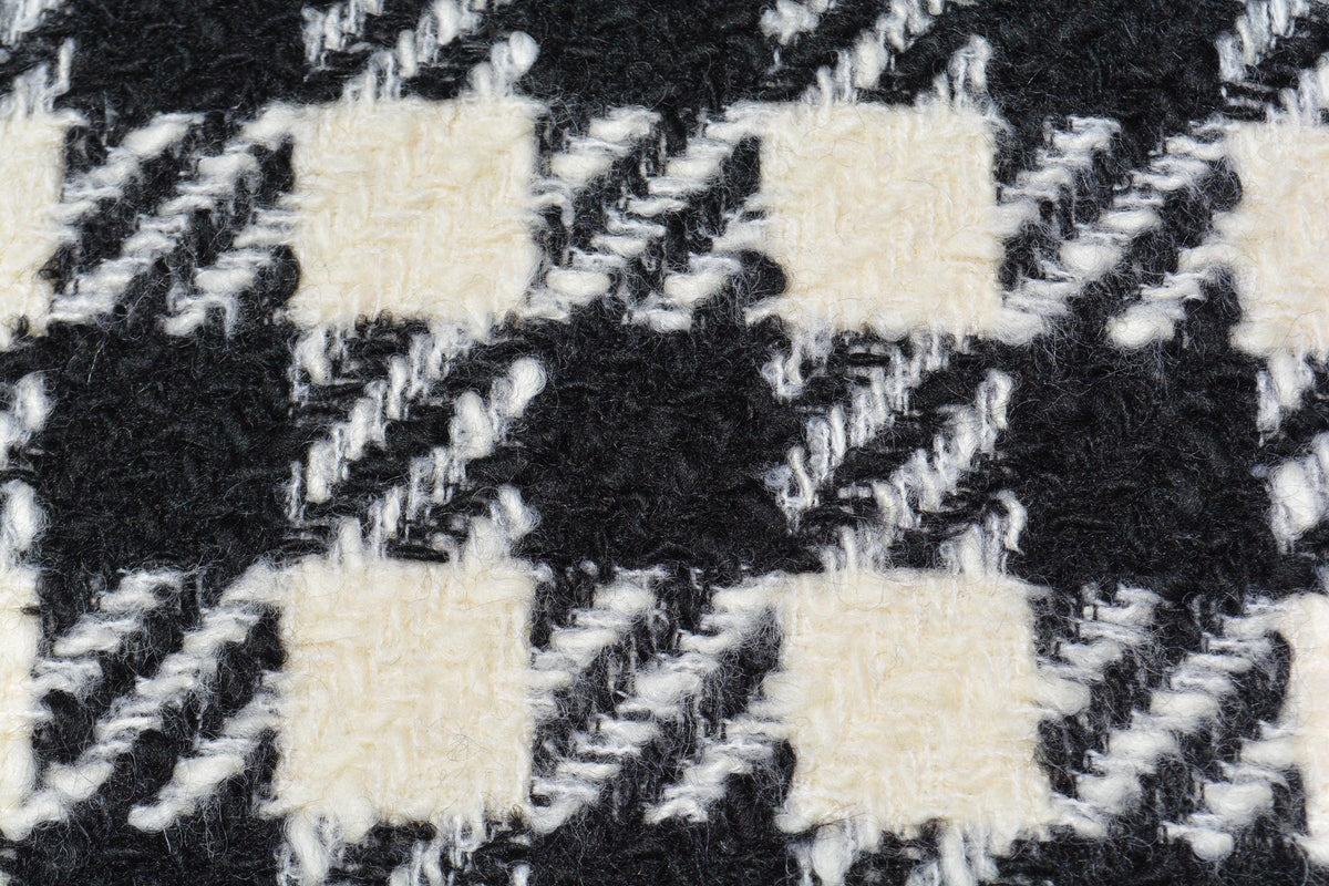 Winter Designer Wool Tweed Checkered Fabric | 100% Designer Wool, 59" Wide | Luxury Suiting, Jackets, Coats, Apparel Fab
