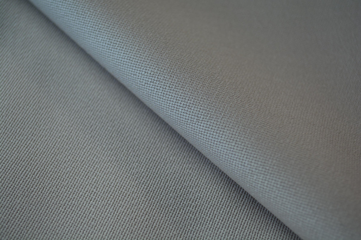 Designer Miss V Light Beige Gray Wool Fabric Designer Suiting and Dress Material 60 Inch Wide | *By the 1/2 Yard*