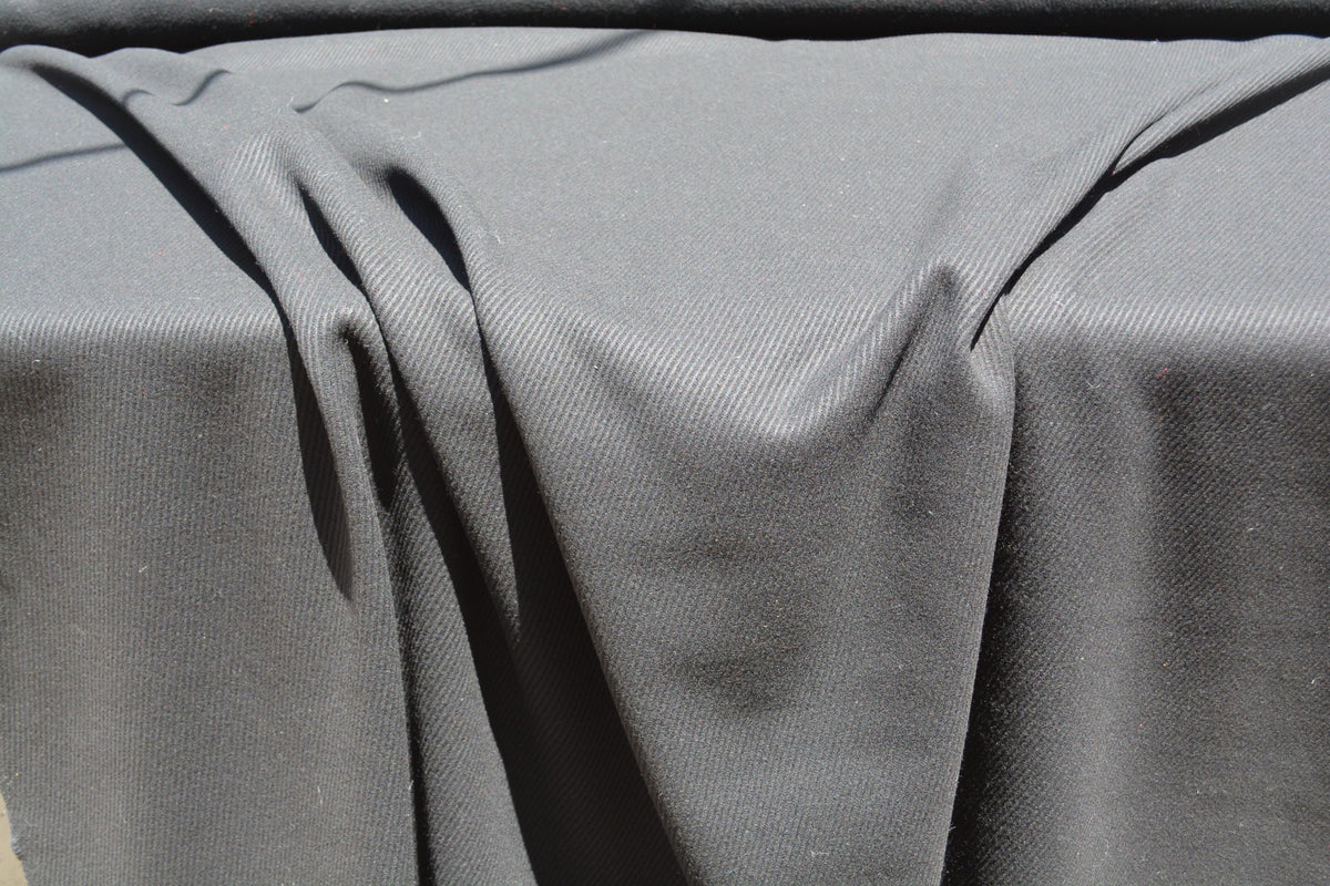 Designer Wool Gabardine Fabric | 100% Wool, 56.5" Wide | Luxury Suiting, Jackets, Coats, Apparel Fabric