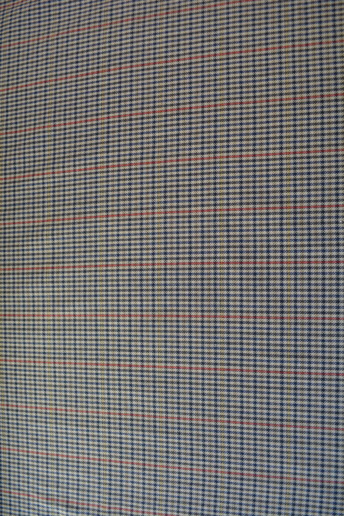 British Wool Jacketing Fabric | Plaid Made in England | By the Yard