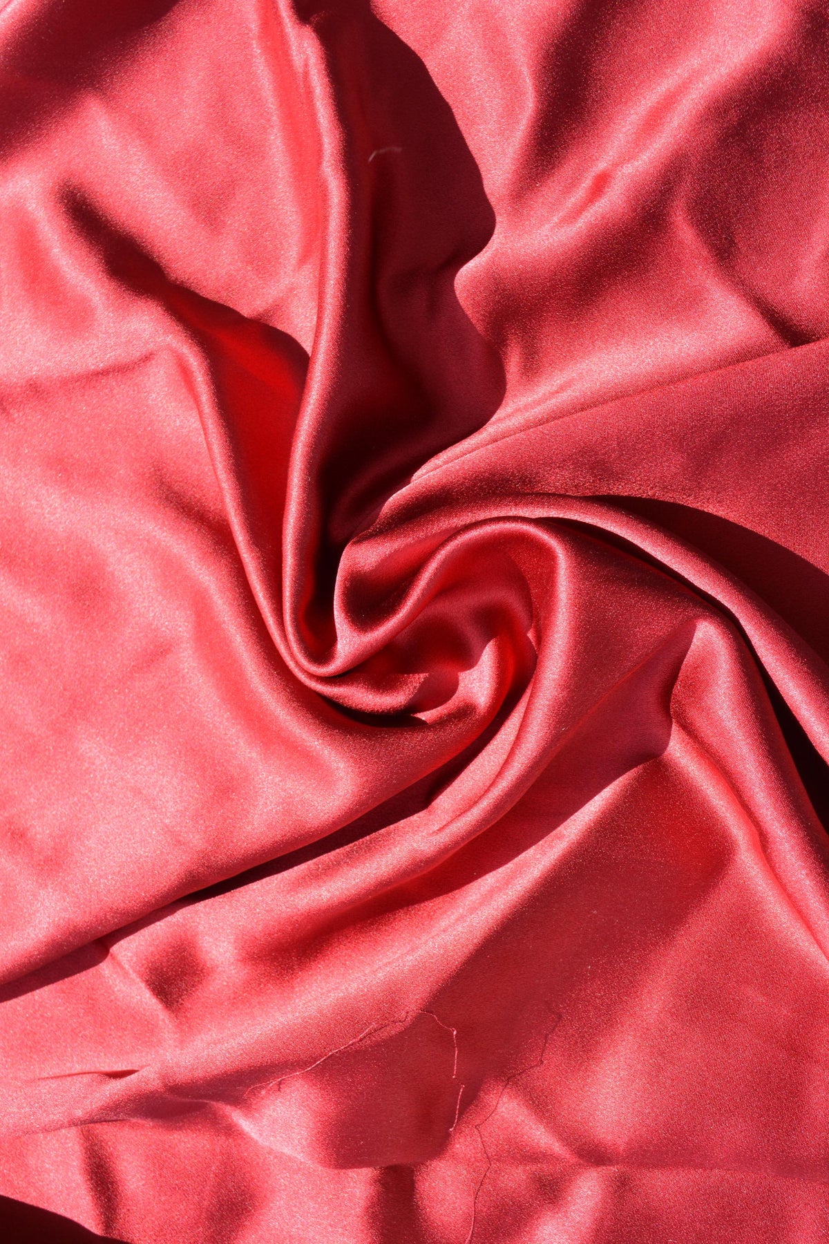 Red | 100% silk | Silk Satin | Designer Deadstock | *By the 1/2 Yard*