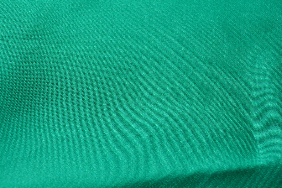 Green | 100% silk | Silk Gazar | Designer Deadstock | By the Yard
