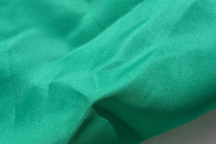 Green | 100% silk | Silk Gazar | Designer Deadstock | By the Yard