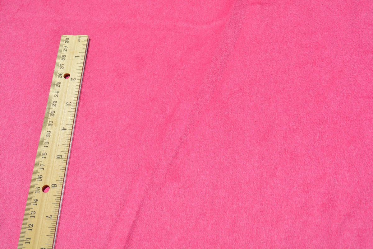 Designer Pink Wool Fabric | 100% Brushed Wool Designer Fabric, Luxury Couture Material | Coat, Jacket & Sewing Fabric | 