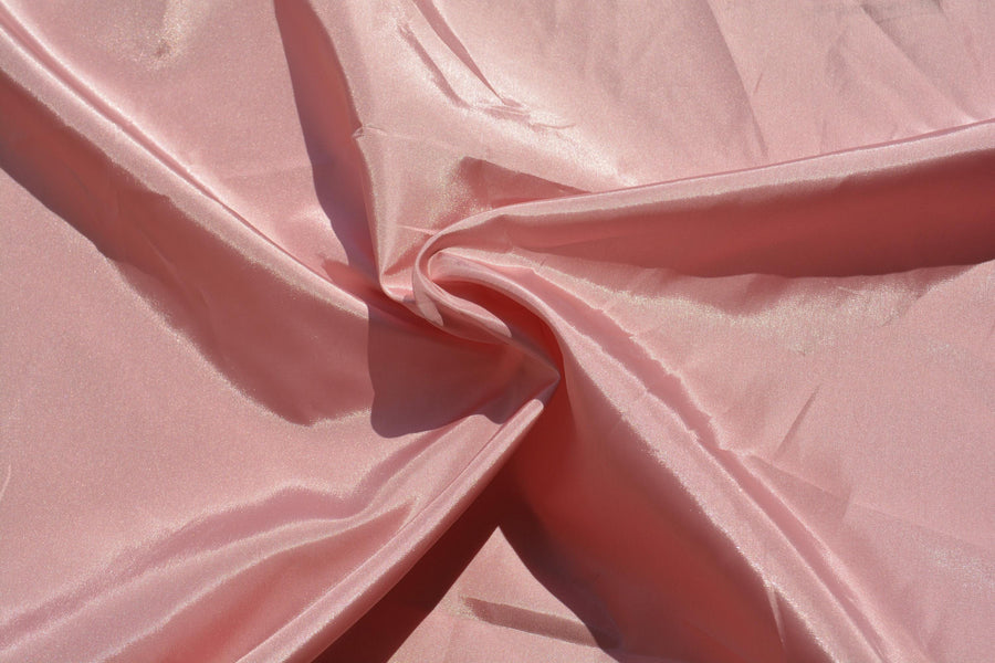 Pink Taffeta Fabric | Designer Deadstock | By the Yard