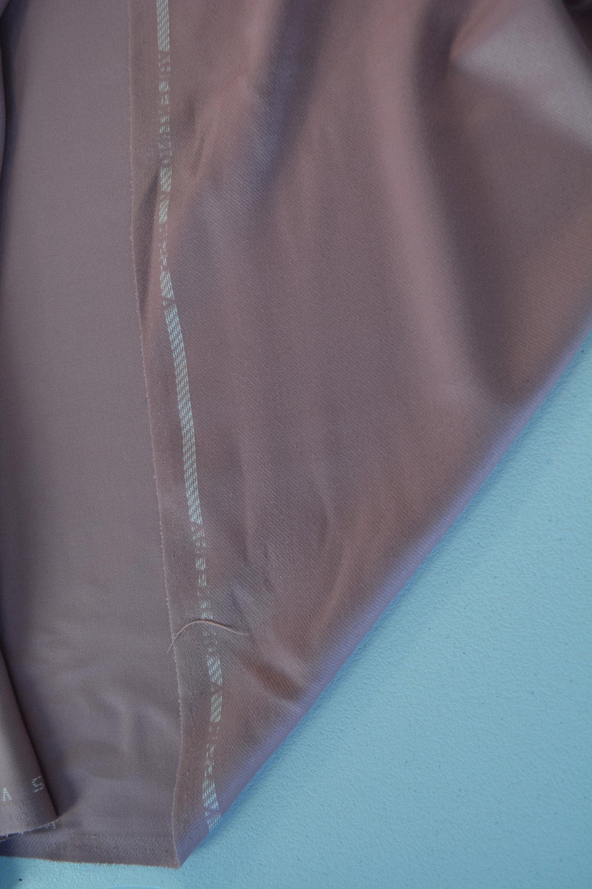 Designer Miss V Light Mauve Wool Fabric Designer Apparel and Suiting Material 60 Inch Wide | By the Yard