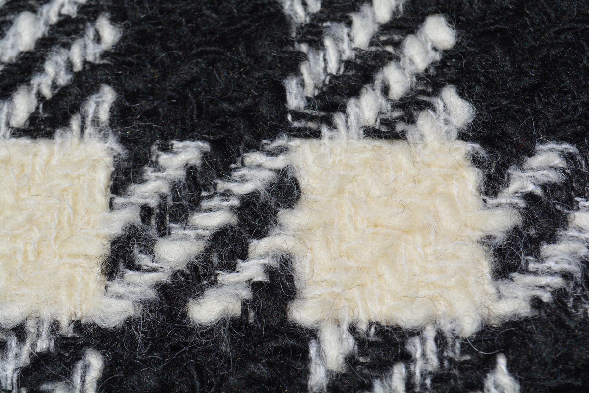 Winter Designer Wool Tweed Checkered Fabric | 100% Designer Wool, 59" Wide | Luxury Suiting, Jackets, Coats, Apparel Fab