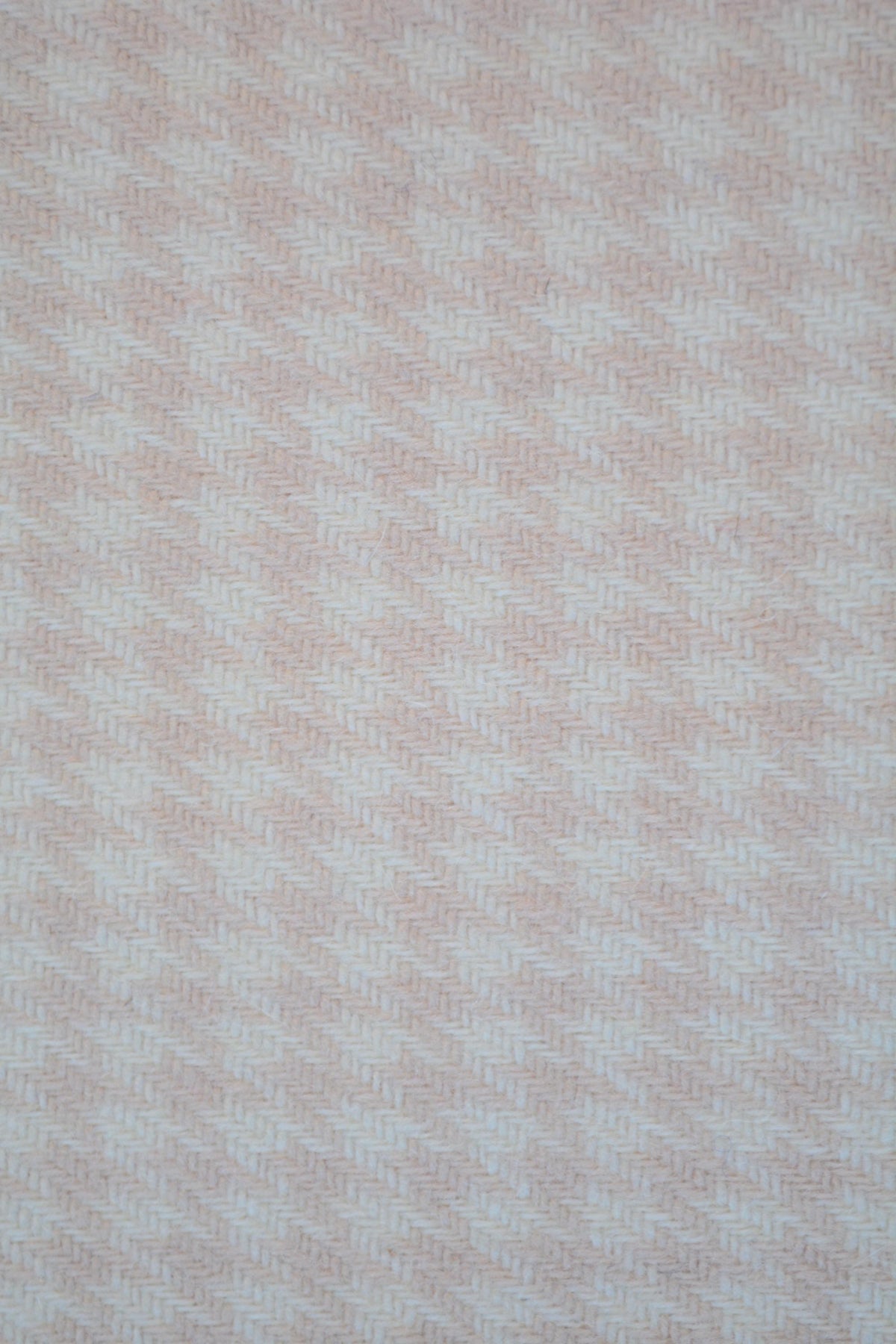 Vintage Domestic Checkered Wool Blend Fabric Beige White 57 Inch Wide | By the Yard