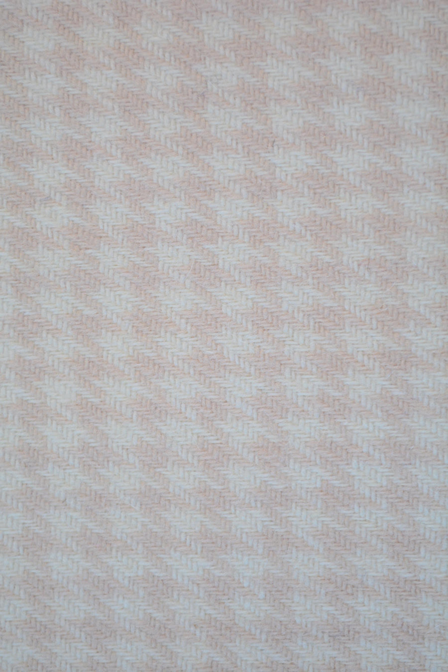 Vintage Domestic Checkered Wool Blend Fabric Beige White 57 Inch Wide | By the Yard