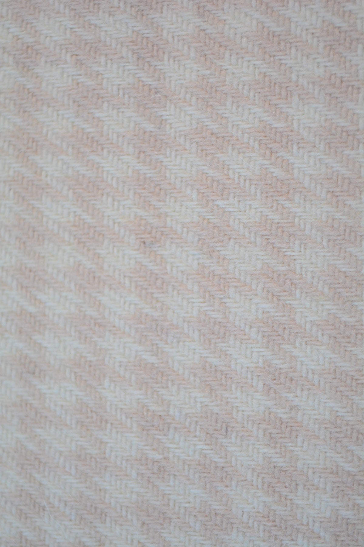 Vintage Domestic Checkered Wool Blend Fabric Beige White 57 Inch Wide | By the Yard