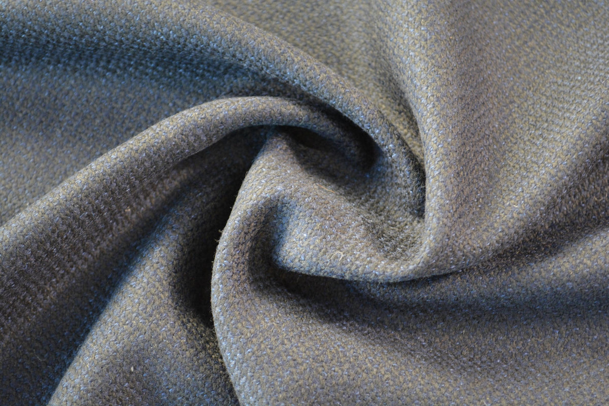 Cashmere Wool Fabric | Navy | Designer Fabric Yardage |By the Yard