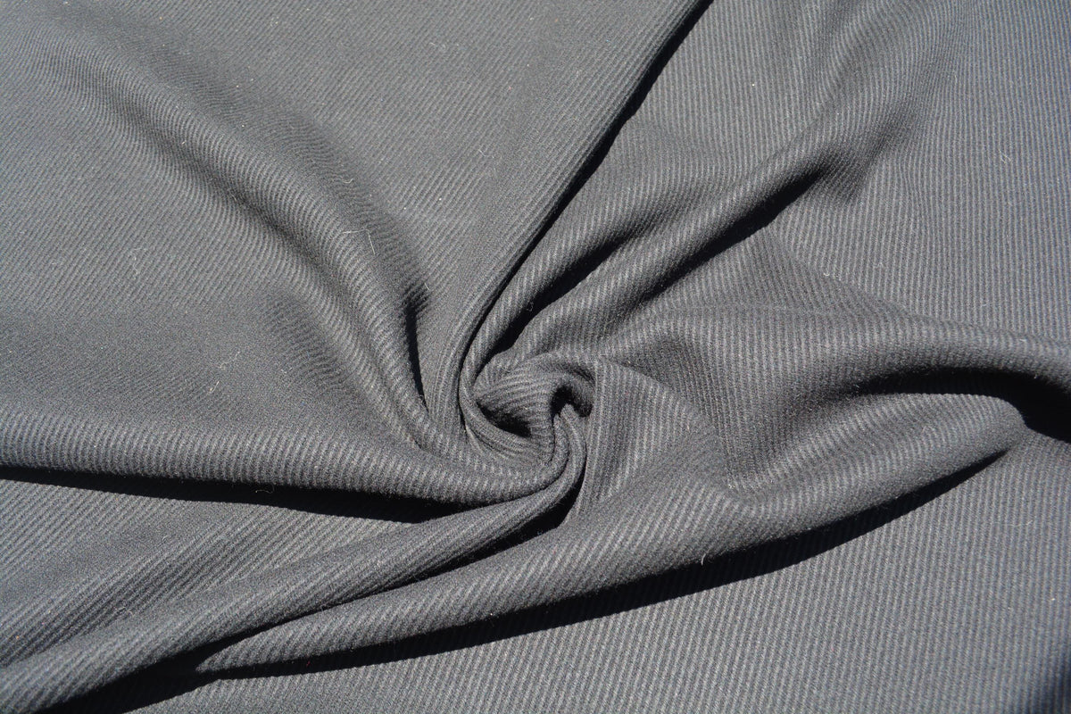 Designer Wool Gabardine Fabric | 100% Wool, 56.5" Wide | Luxury Suiting, Jackets, Coats, Apparel Fabric