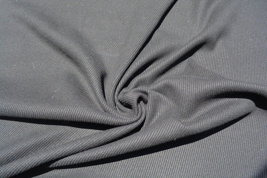 Designer Wool Gabardine Fabric | 100% Wool, 56.5" Wide | Luxury Suiting, Jackets, Coats, Apparel Fabric