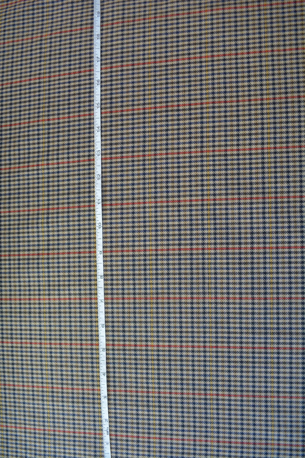 British Wool Jacketing Fabric | Plaid Made in England | By the Yard