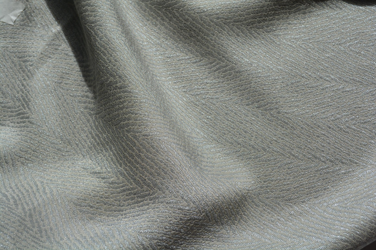 Designer 100% Silk Designer Fabric Gray Designer silk 57" Wide Luxury Fabric Sewing | By the Yard