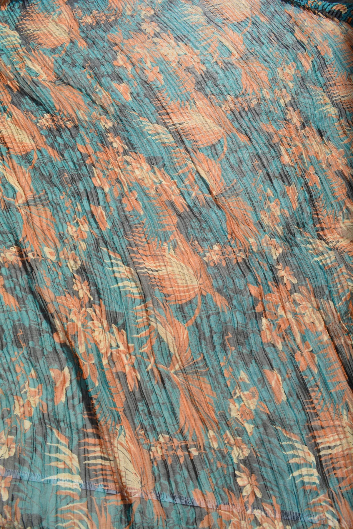 Crinkle chiffon | 100% silk | Silk Crinkle Chiffon | Designer Deadstock | By the Yard