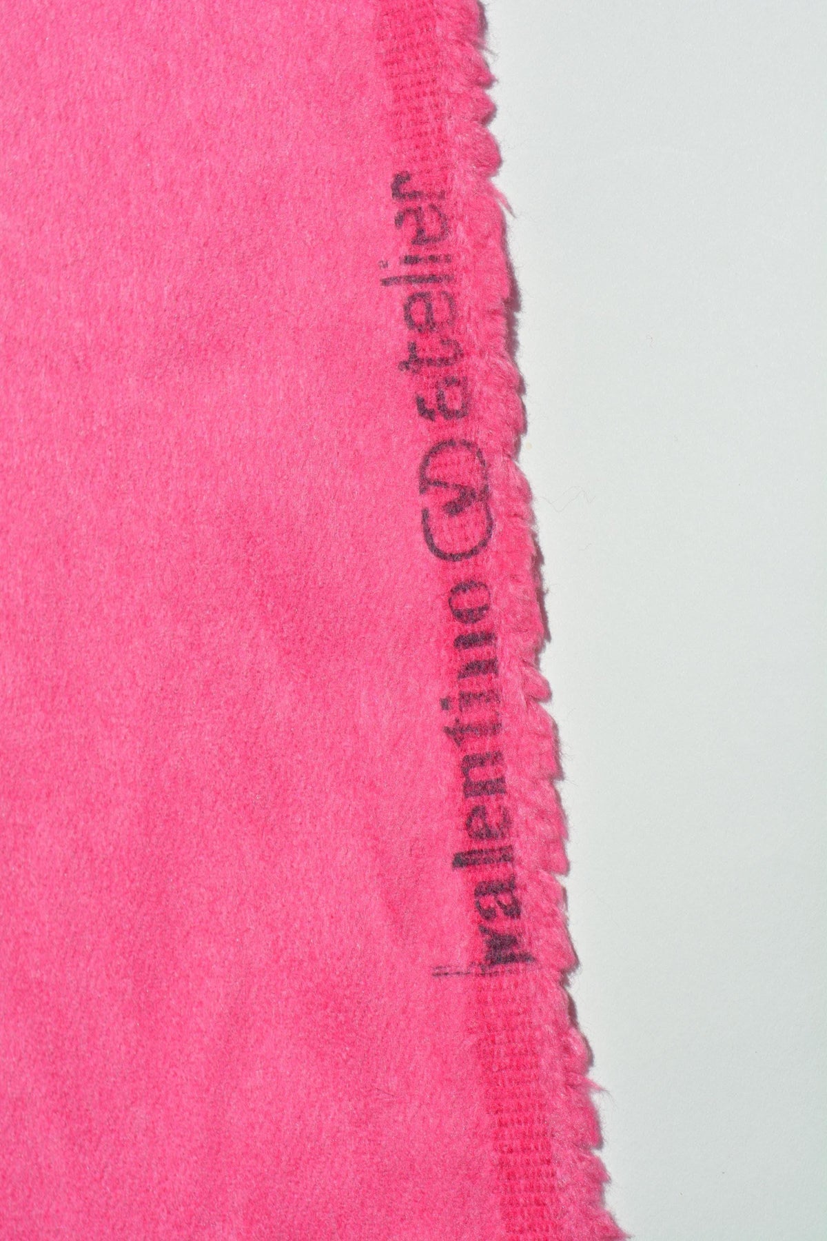 Designer Pink Wool Fabric | 100% Brushed Wool Designer Fabric, Luxury Couture Material | Coat, Jacket & Sewing Fabric | 
