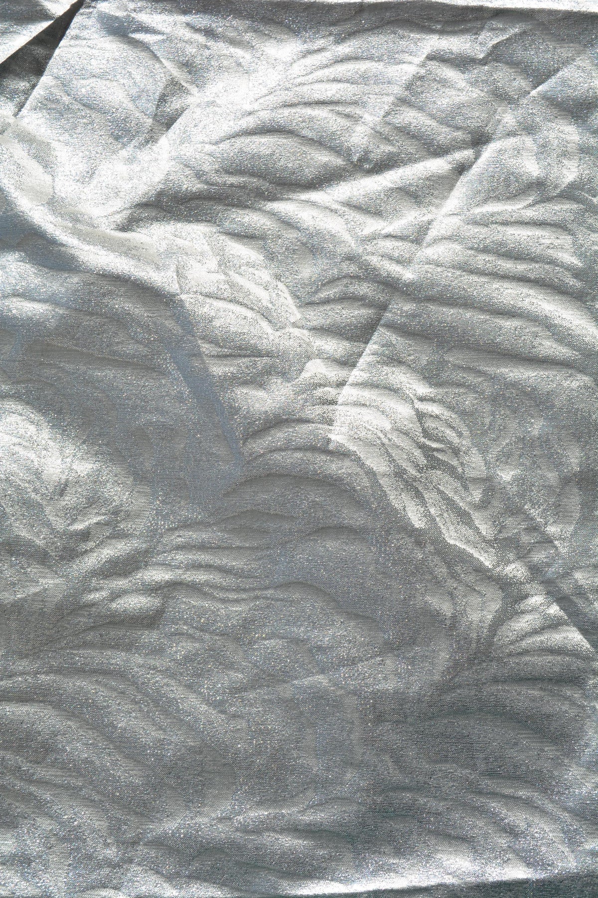 Silver Brocade | Upholstery Fabric & Home Decor Textile | Curtain, Drapery, Pillow | By the Yard