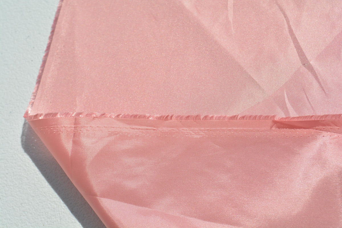 Pink Taffeta Fabric | Designer Deadstock | By the Yard