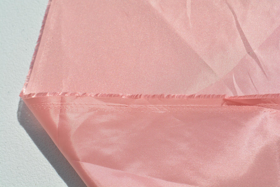 Pink Taffeta Fabric | Designer Deadstock | By the Yard