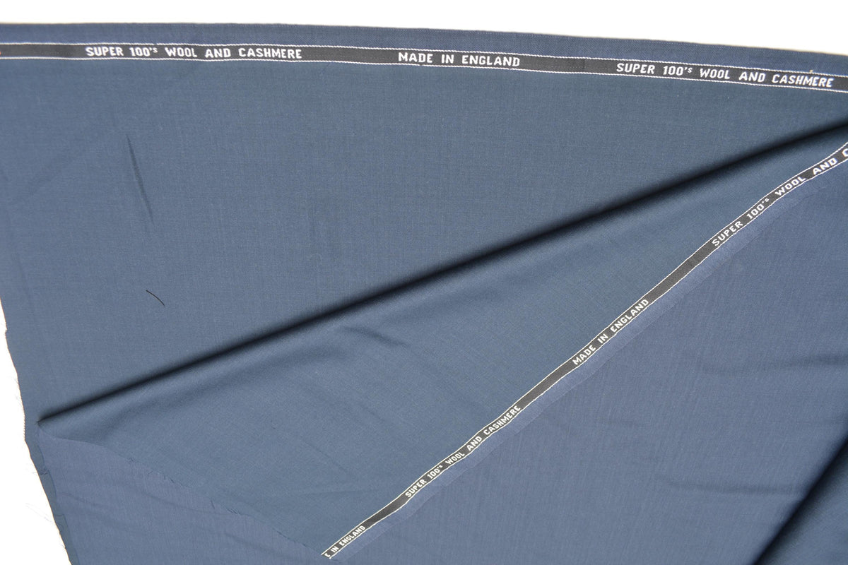 British Cashmere Wool Super 100s Wool Suiting Fabric | British Super 100s wool made in England | Designer Deadstock | *B
