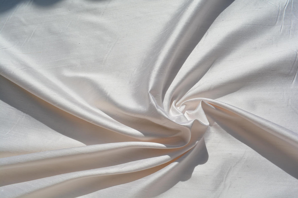 Italian Silk Dupioni Fabric | 100% Silk, Made in Italy, 58" Wide | Shantung for Dresses, Gowns, Drapery & Sewing | *By t