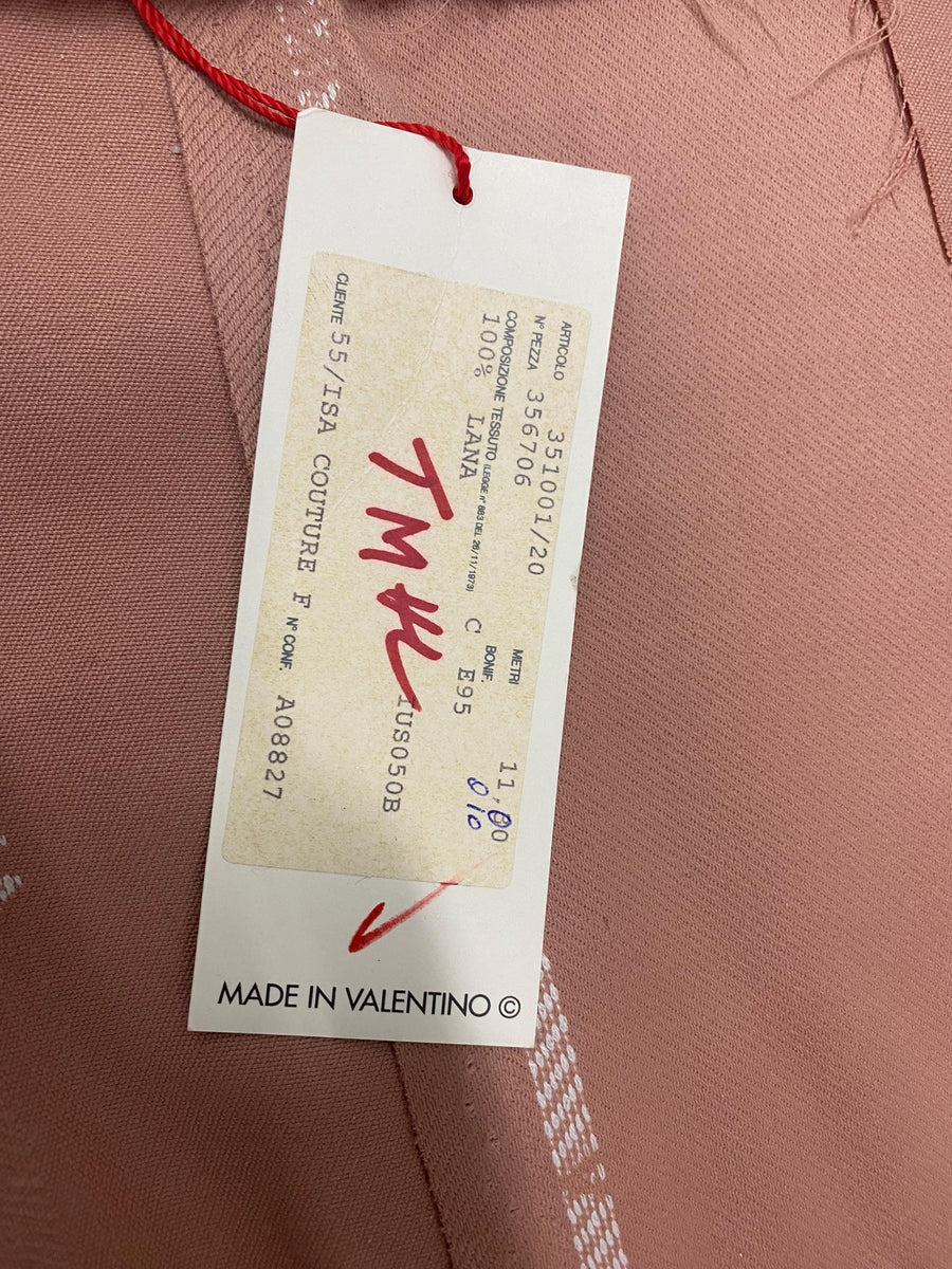 Designer Miss V Salmon Peach Wool Fabric Designer Dress and Suiting Material 60 Inch Wide | By the Yard